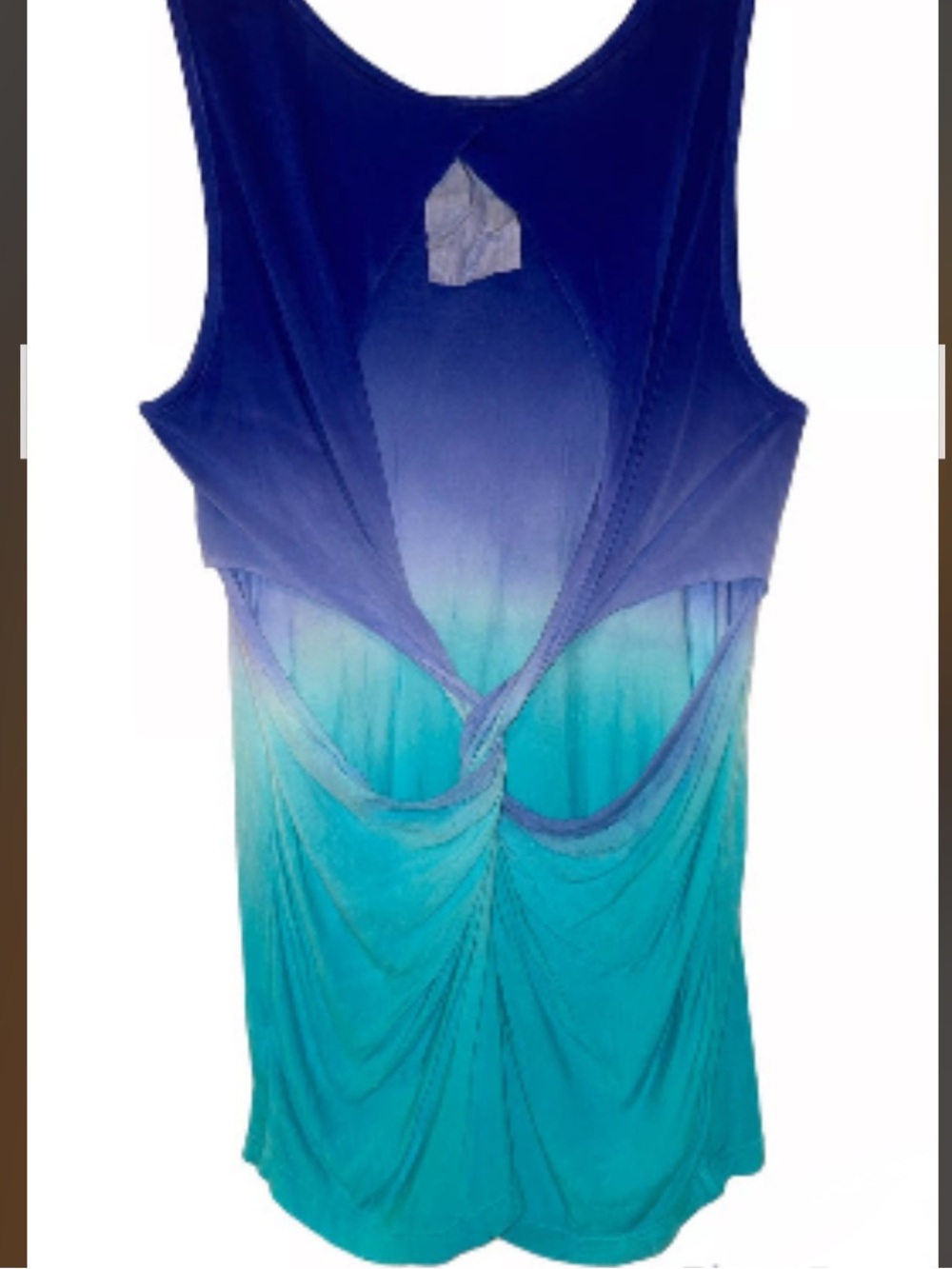 Young, Fabulous and Broke top ombré flowy top. Size xs.